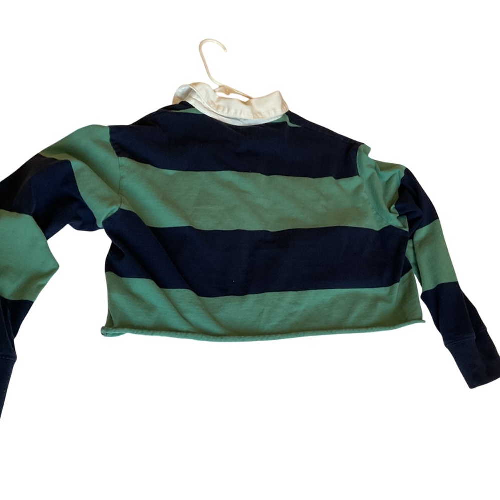 AMERICAN EAGLE OUTFITTERS CROPPED Rugby Shirt - Picture 3 of 6